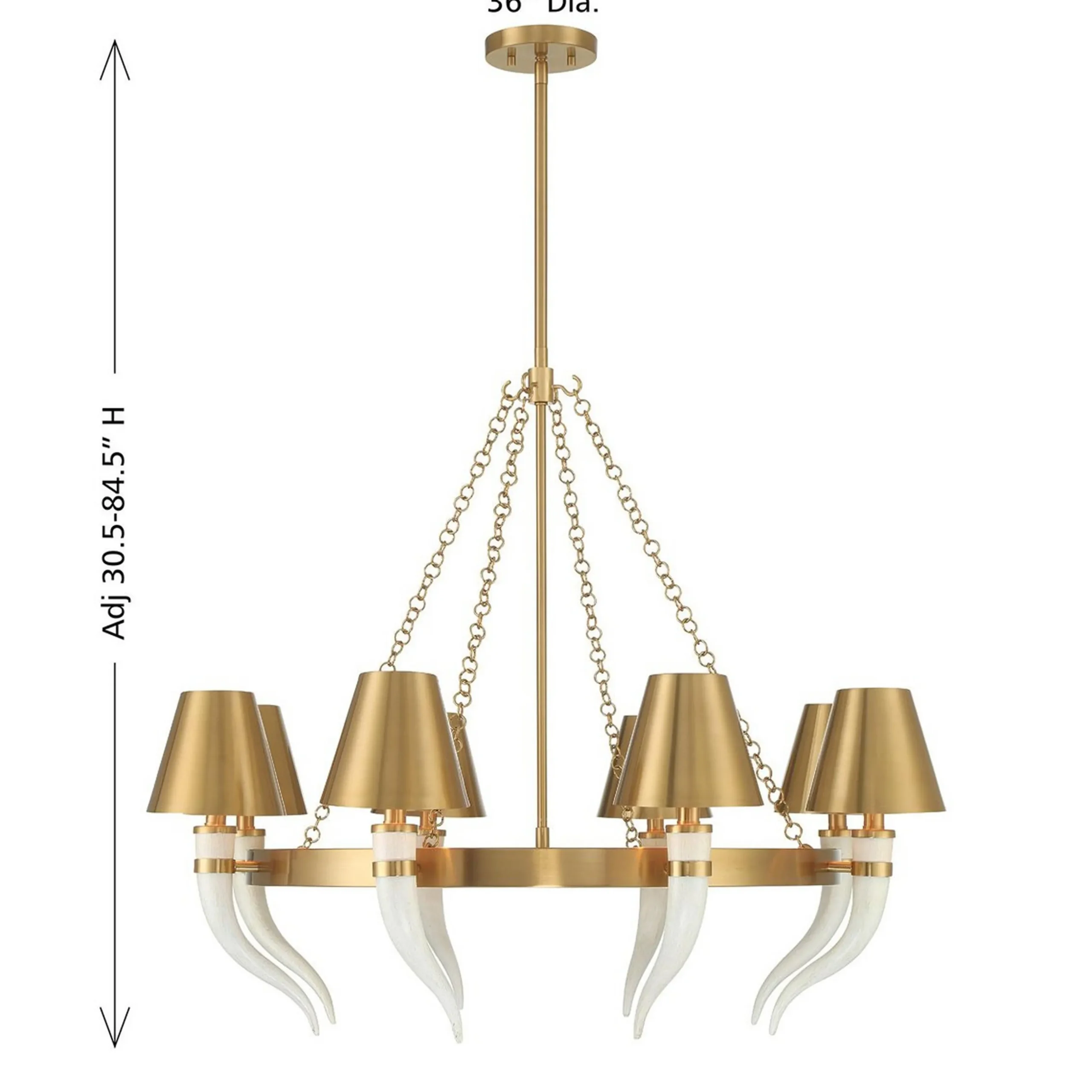 Dynasty Chandelier - 8 Light