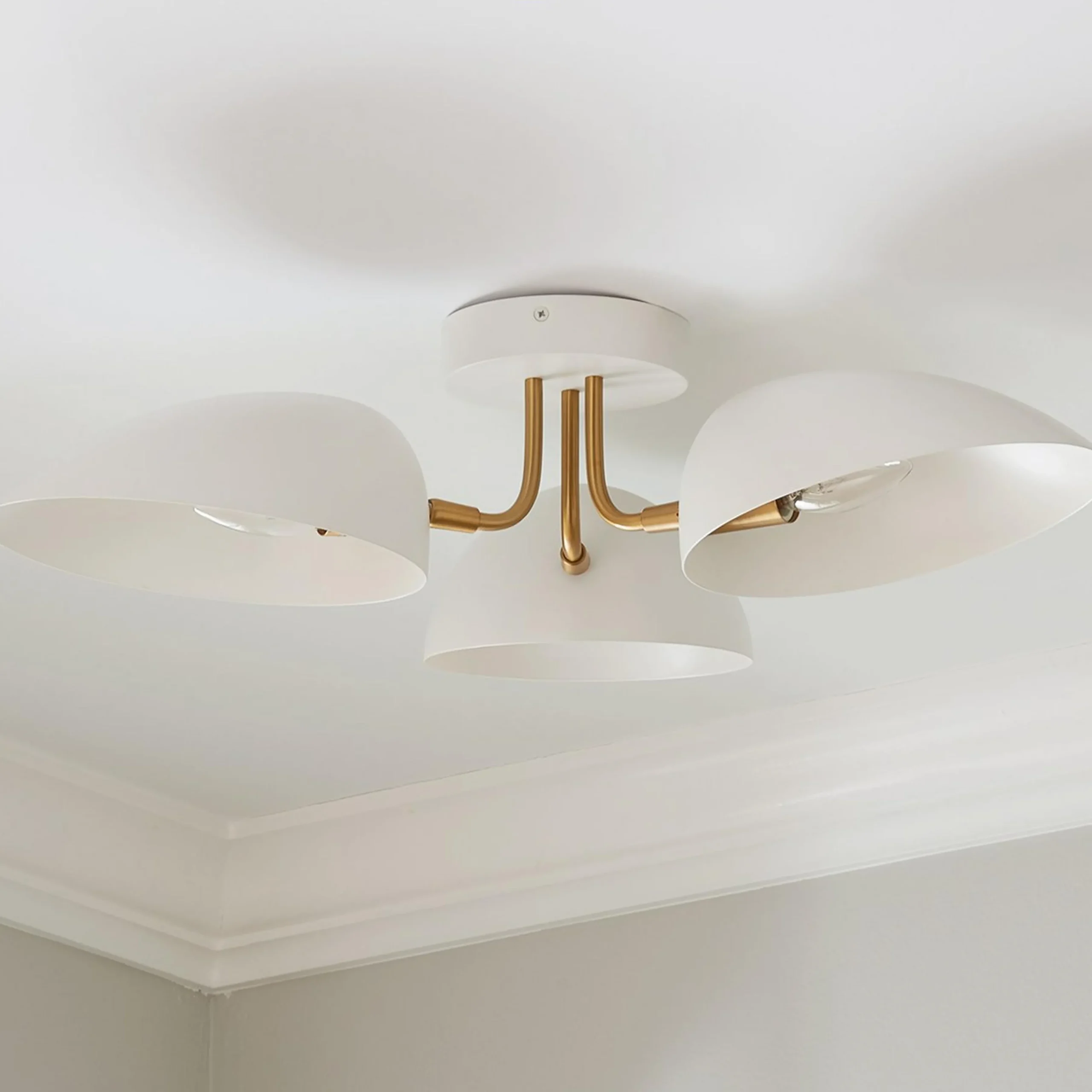 ED Ellen DeGeneres Jane 3 Light Semi-Flush Ceiling Light