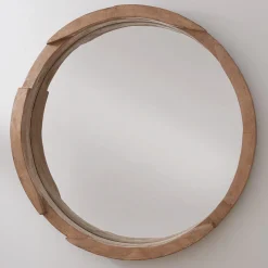 Edged Wood Mirror