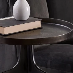 Electroplate End Table