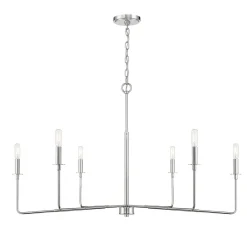 Elongated Spoke Chandelier