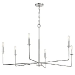Elongated Spoke Chandelier