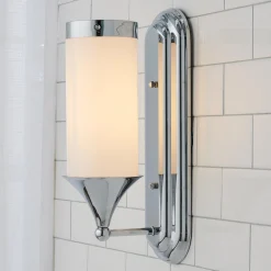 Erin & Ben Co. Flatiron Tall Bath Sconce