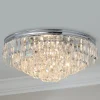 Faceted Glass Layered Ceiling Light