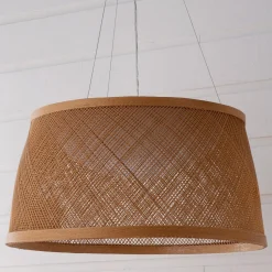 Fiber Weave LED Outdoor Pendant - Large
