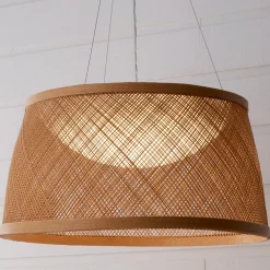 Fiber Weave LED Outdoor Pendant - Large