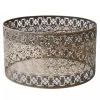 18" Filigree Lotus Euro Fitter Metal Shade