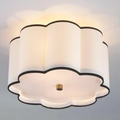 Flower Drum Shade Ceiling Light