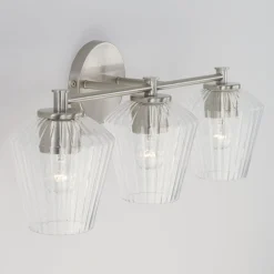 Fluted Felix Vanity Light - 3 Light