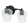 Fluted Felix Vanity Light - 2 Light