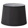 12" French Drum Faux Silk Shade