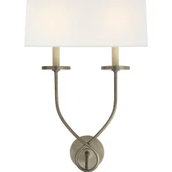 French Twist 2 Light Sconce
