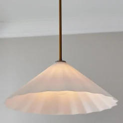 Gently Pleated Pendant - Large