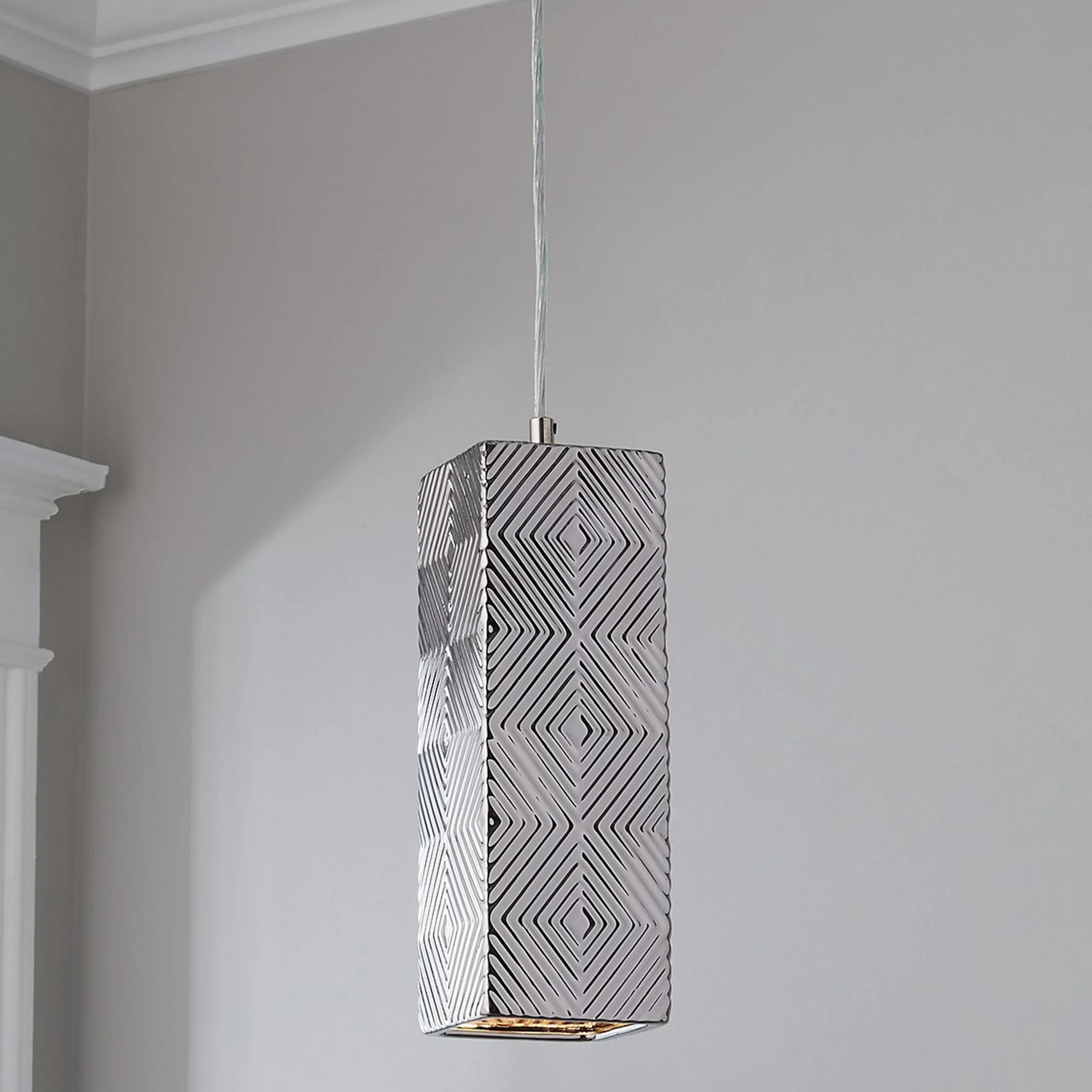 Geometric Tower Pendant