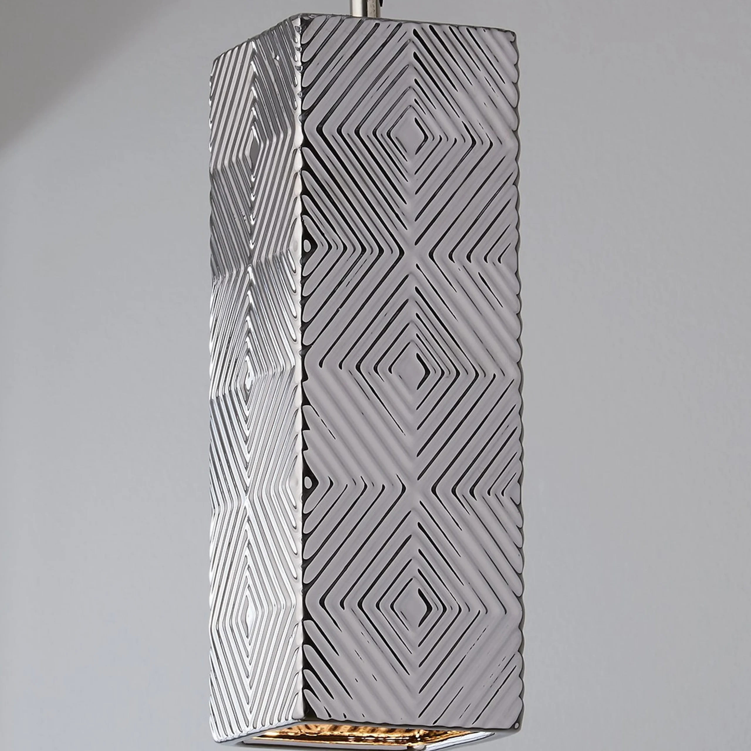 Geometric Tower Pendant