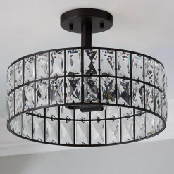 Glinting Glam Semi-Flush Ceiling Light