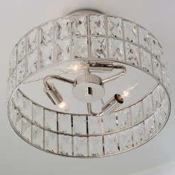 Glinting Glam Semi-Flush Ceiling Light