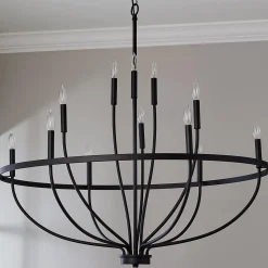 Graceful Curve Chandelier - Large