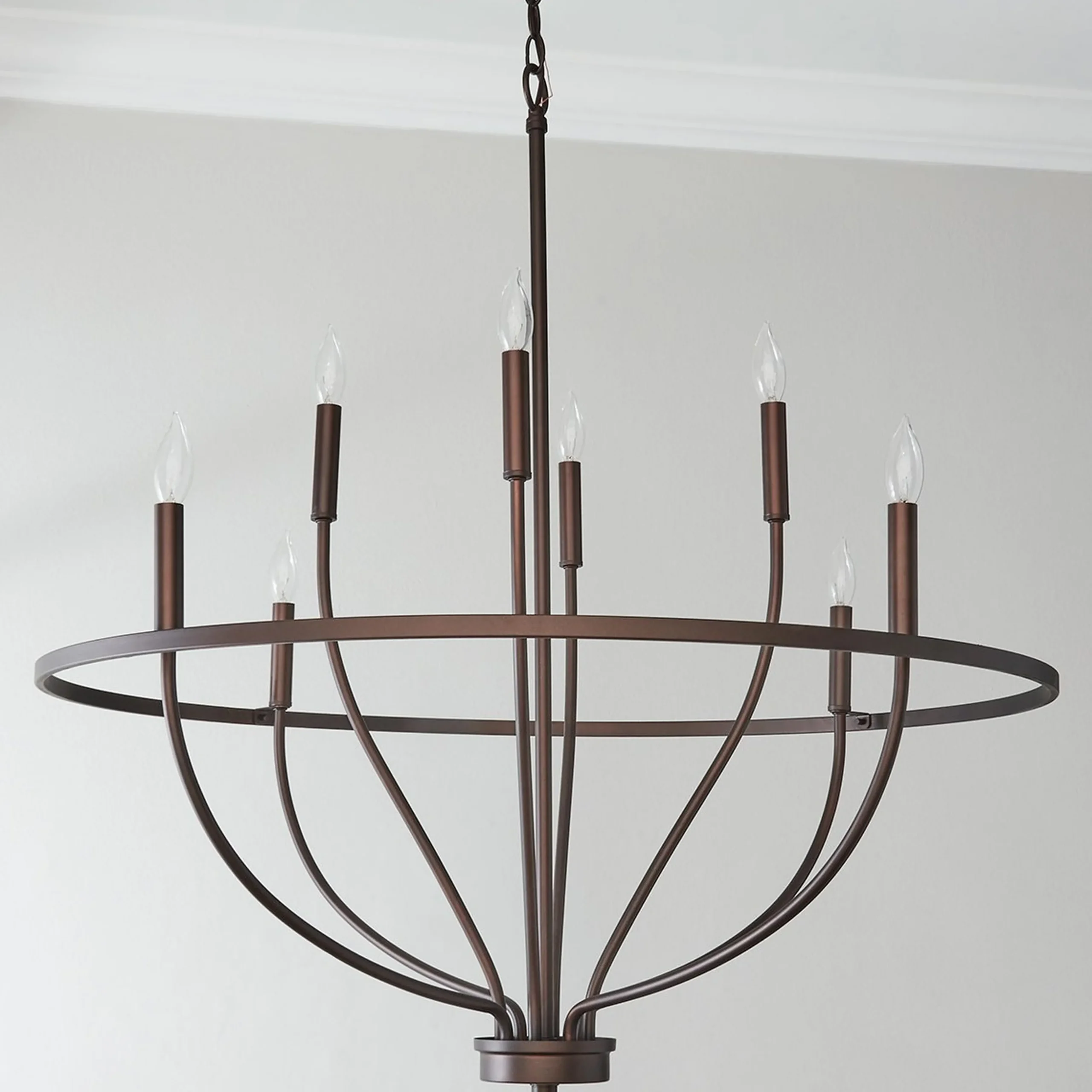 Graceful Curve Chandelier - Medium