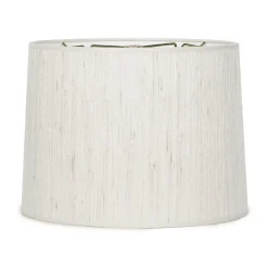 16" Grasscloth Drum Shade
