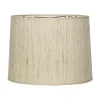 12" Grasscloth Drum Shade