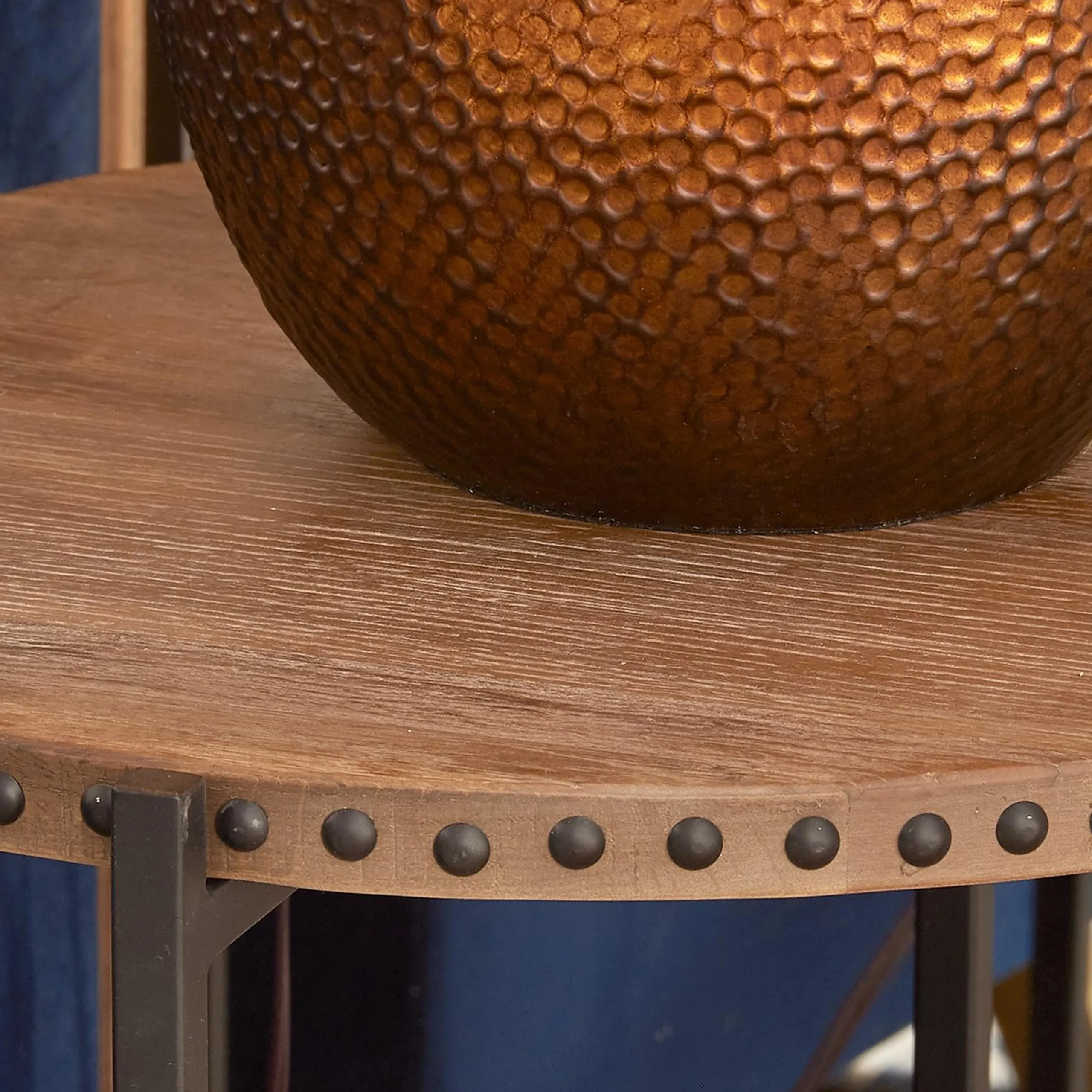 Hammered Copper Table Lamp