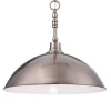 Hammered Metal Pendant Light - Large
