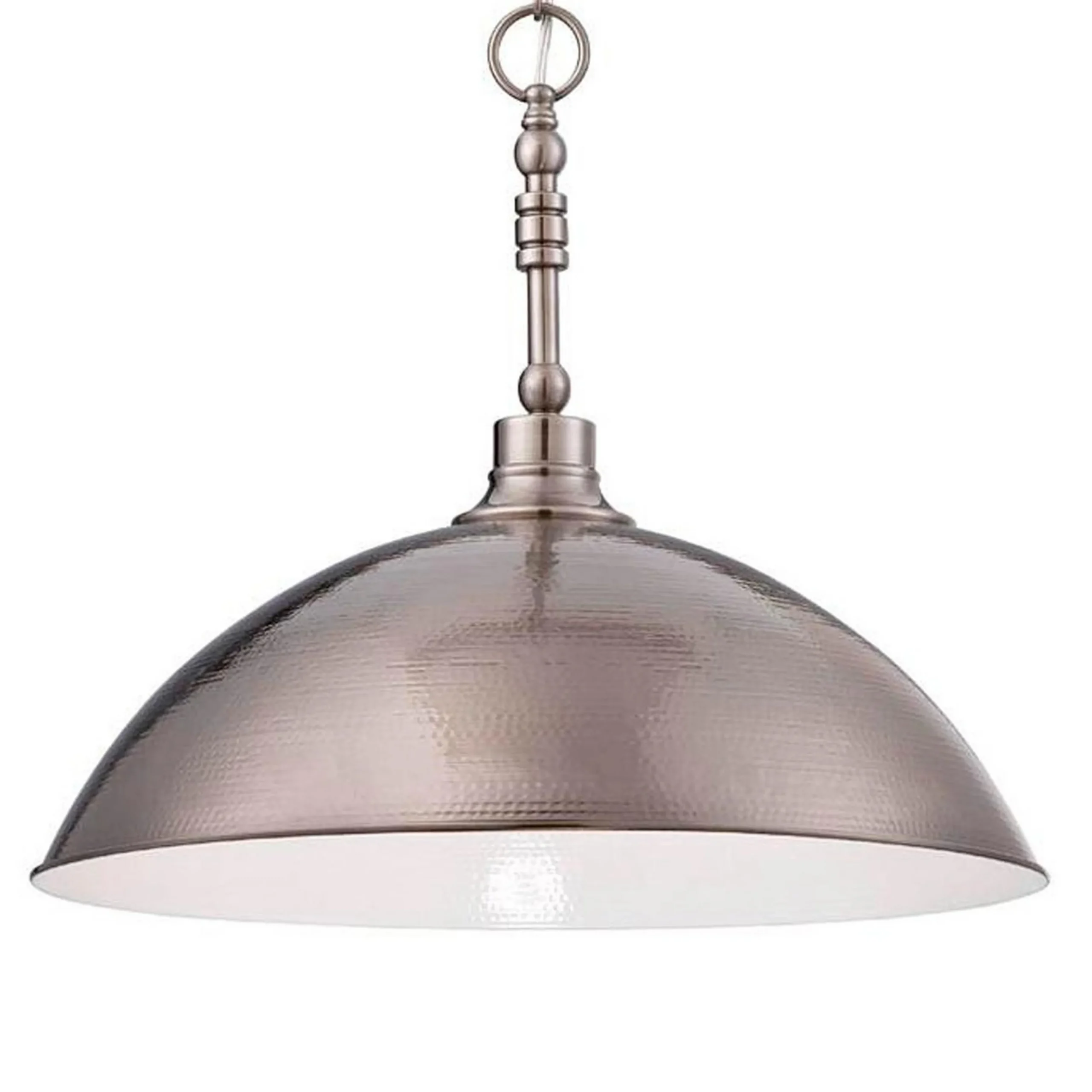 Hammered Metal Pendant Light - Large