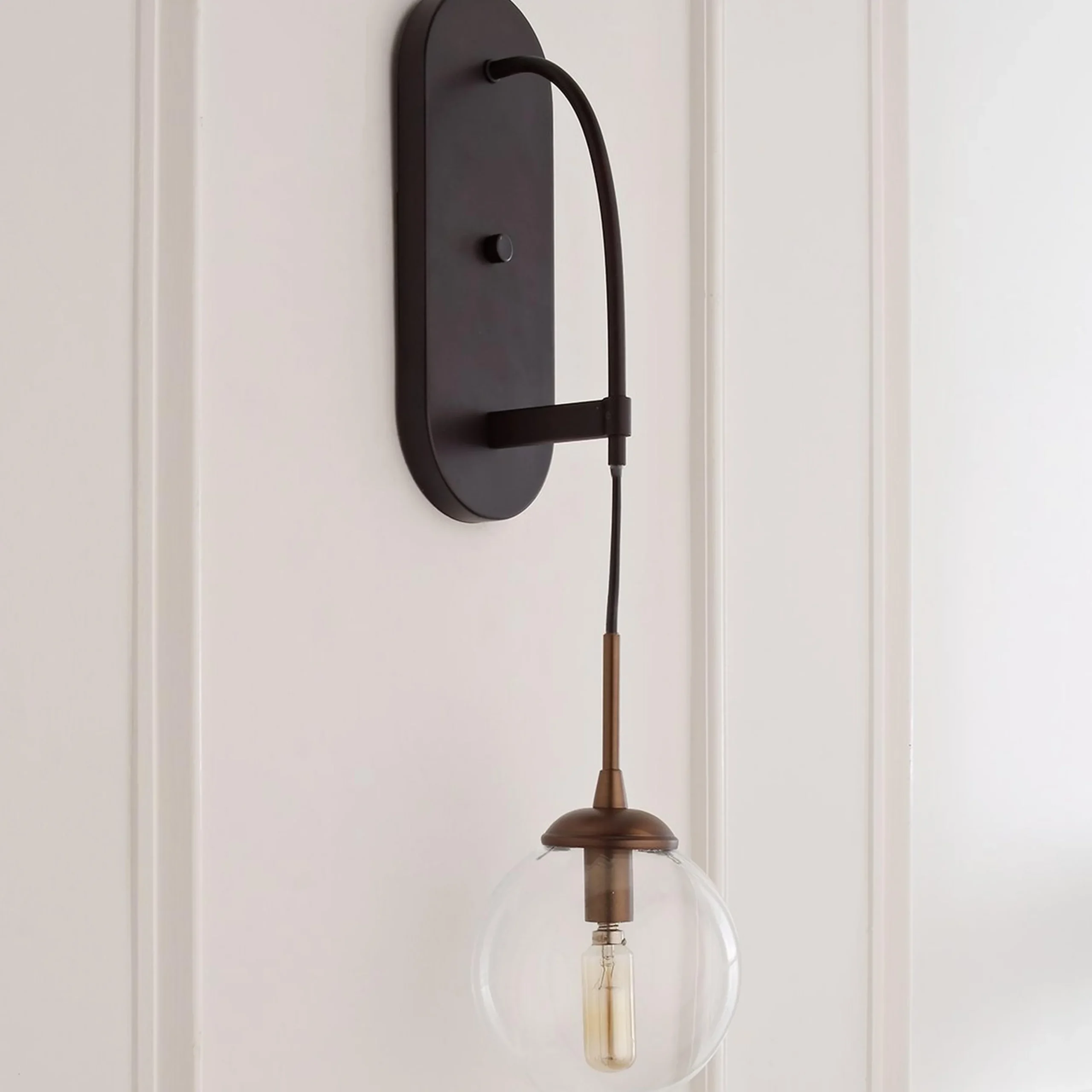 Hanging Globe Sconce