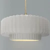 Harmonia Ceramic Pendant - Large - Bisque