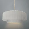 Harmonia Ceramic Pendant - Small - Bisque