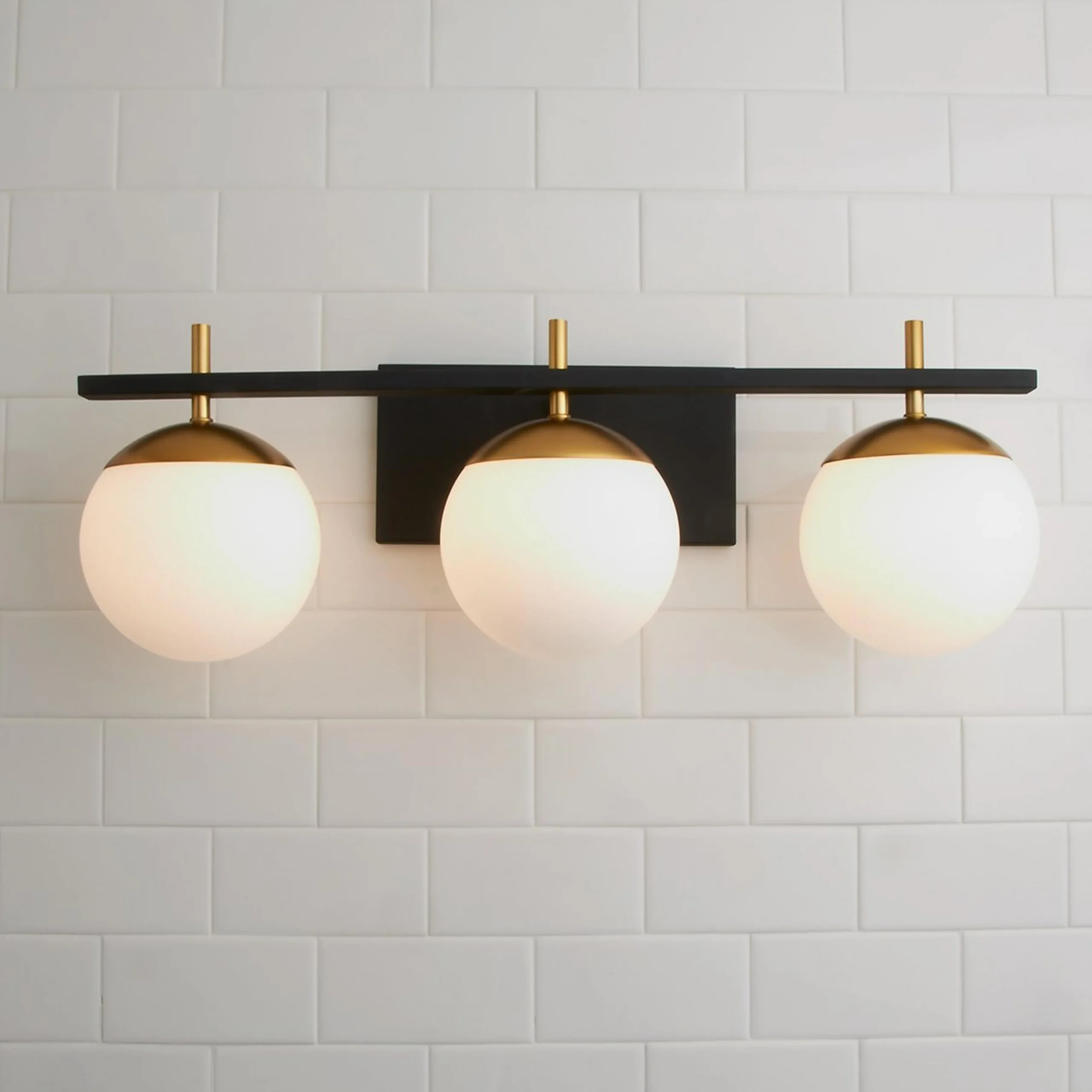 Harmony Globes Vanity Light - 3 light