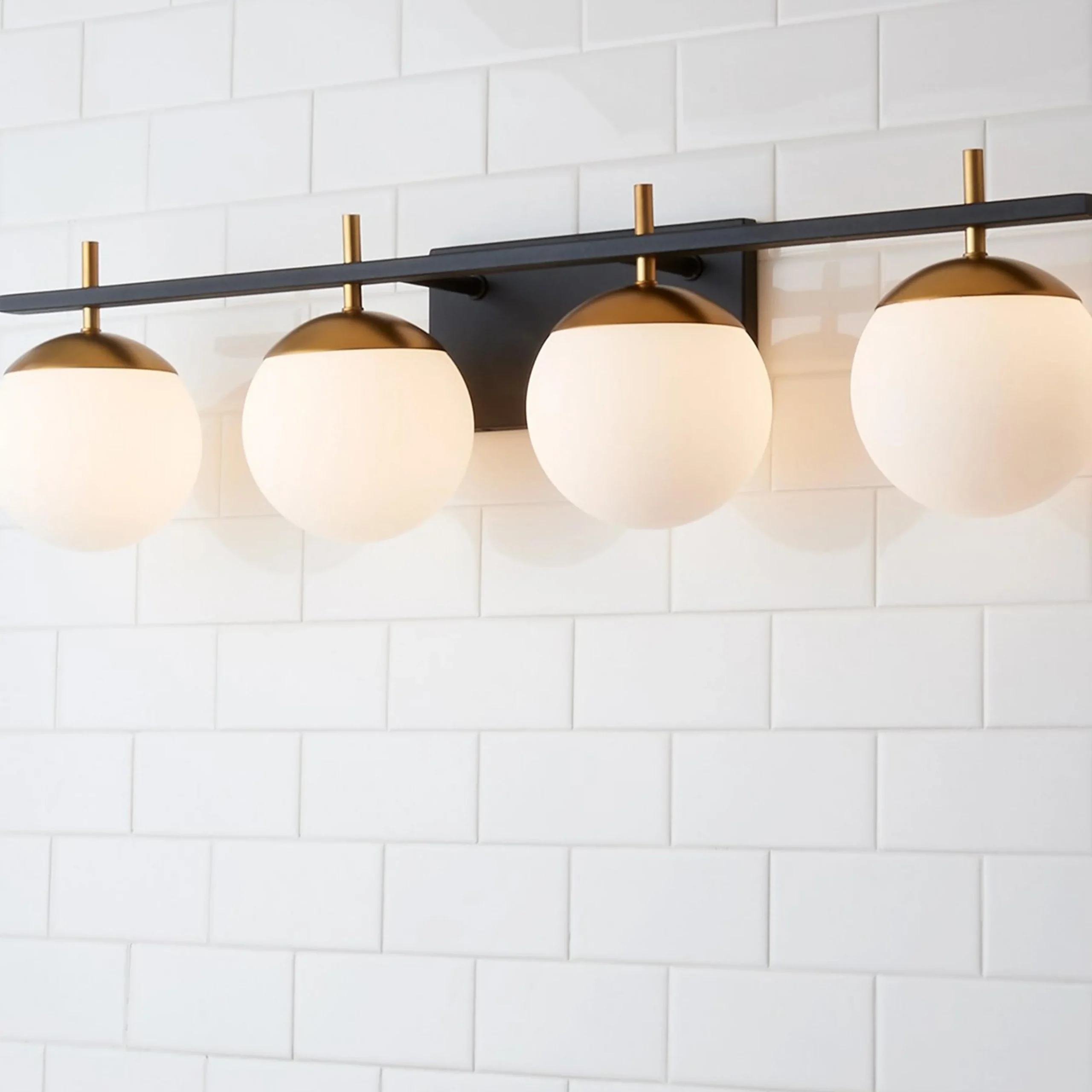 Harmony Globes Vanity Light - 4 light