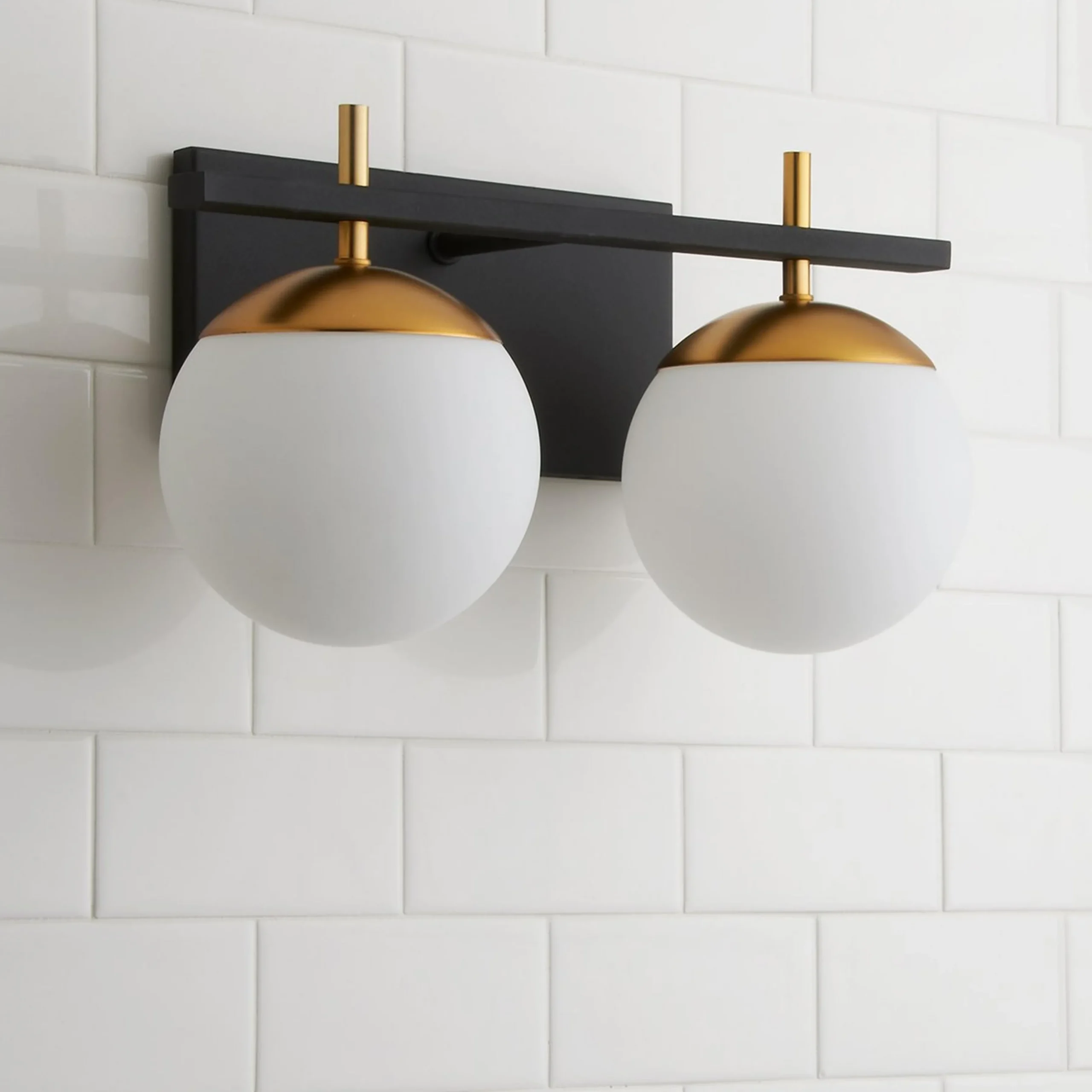 Harmony Globes Vanity Light - 2 light