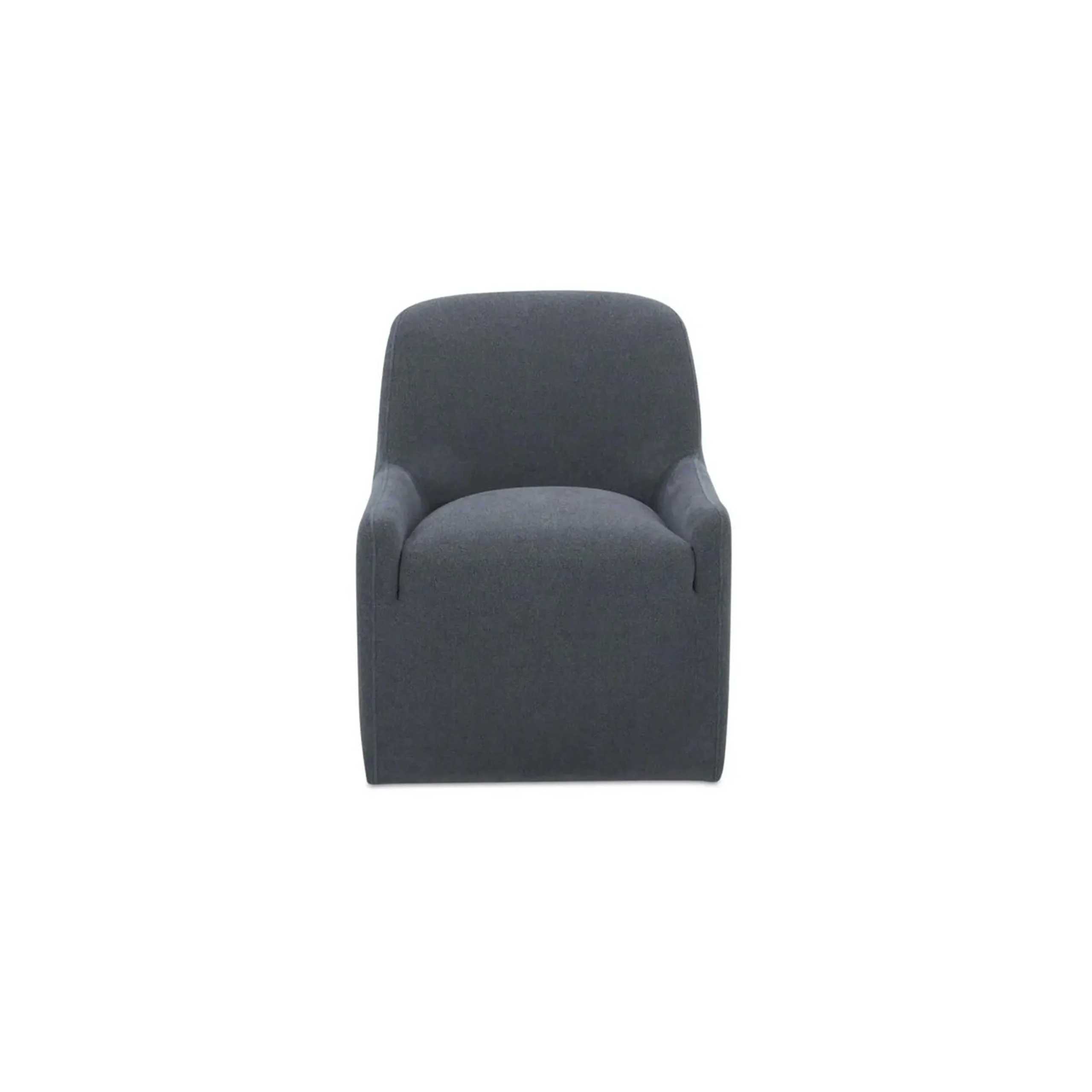 Hecuba Rolling Dining Chair - Fabric