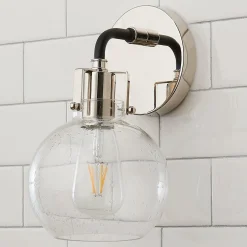 Hinley Seeded Glass Sconce