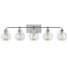 Hinley Seeded Glass Vanity Light - 5 Light
