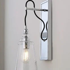 Historic Industrial Seeded Sconce