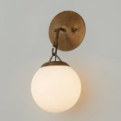 Hooked Globe Sconce