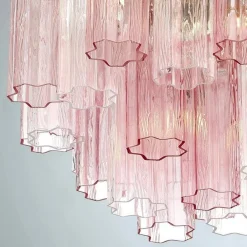 Imondo Chandelier - 4 Light - Pink