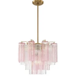 Imondo Chandelier - 4 Light - Pink