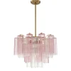 Imondo Chandelier - 6 Light - Pink