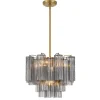 Imondo Chandelier - 4 Light - Smoke