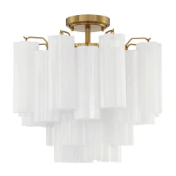 Imondo Semi-Flush Ceiling Light - White