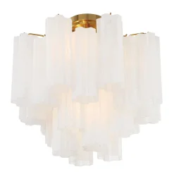Imondo Semi-Flush Ceiling Light - White
