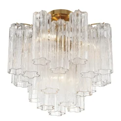 Imondo Semi-Flush Ceiling Light - Clear