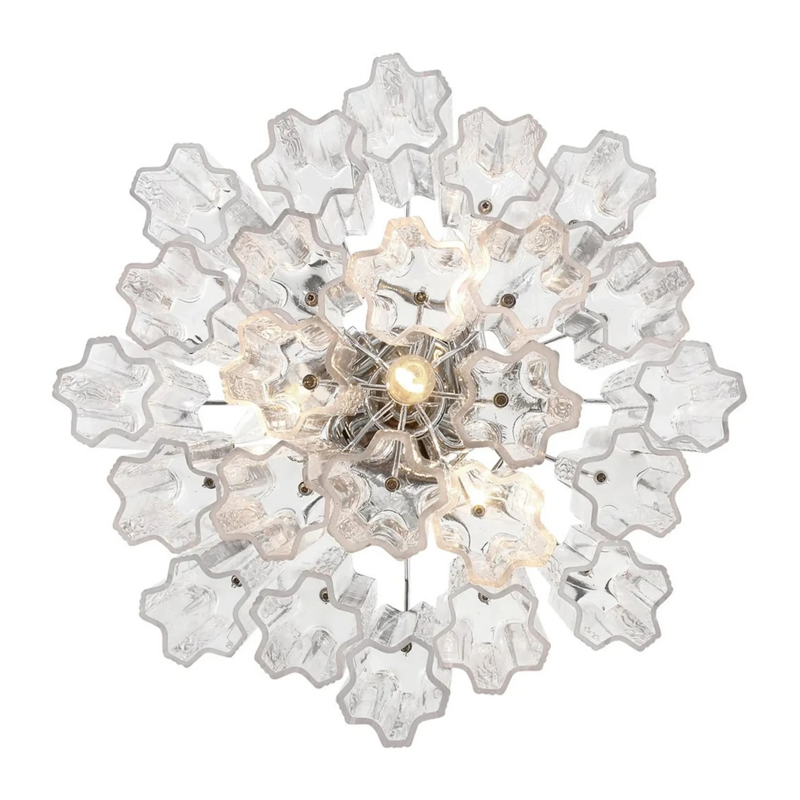 Imondo Semi-Flush Ceiling Light - Clear