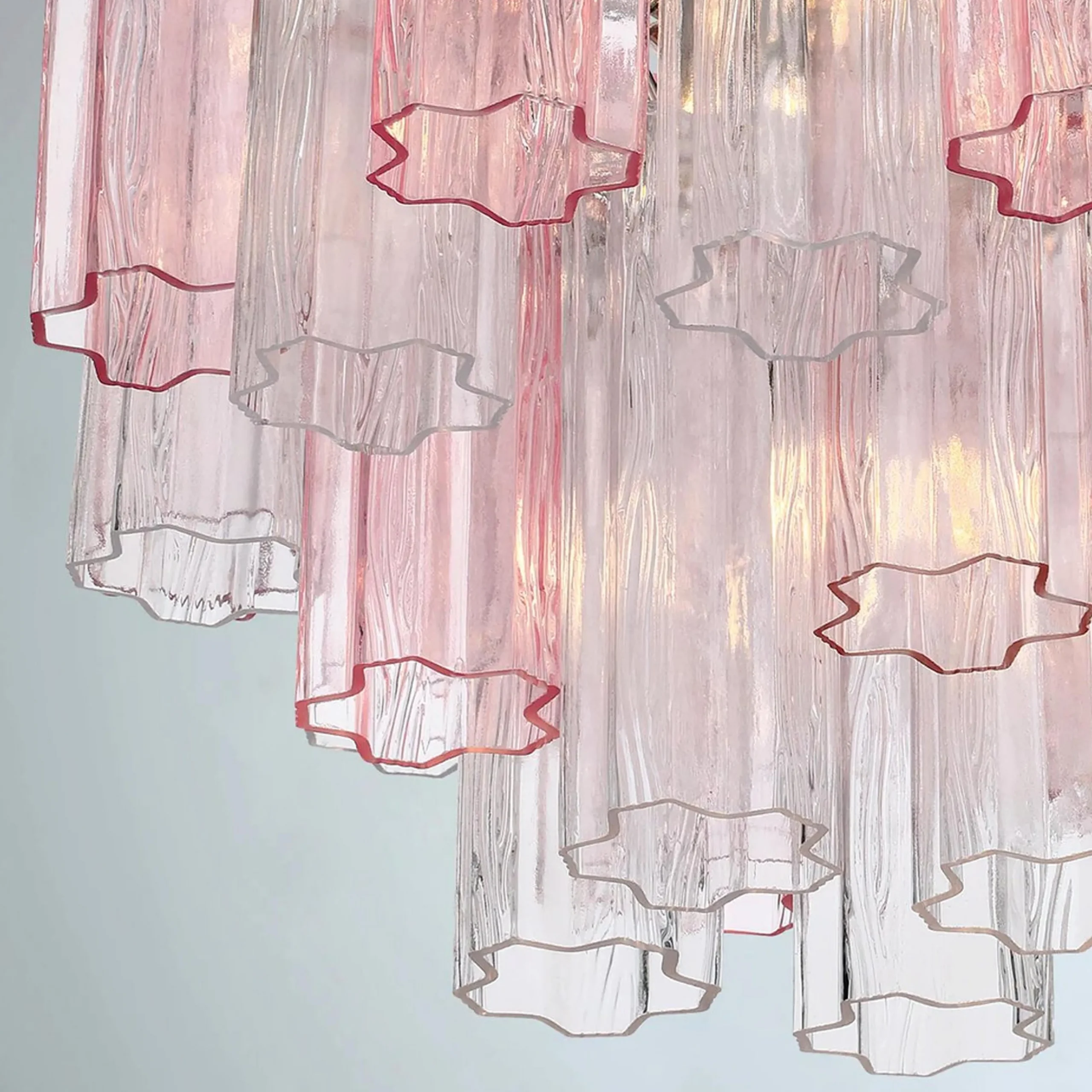 Imondo Semi-Flush Ceiling Light - Pink