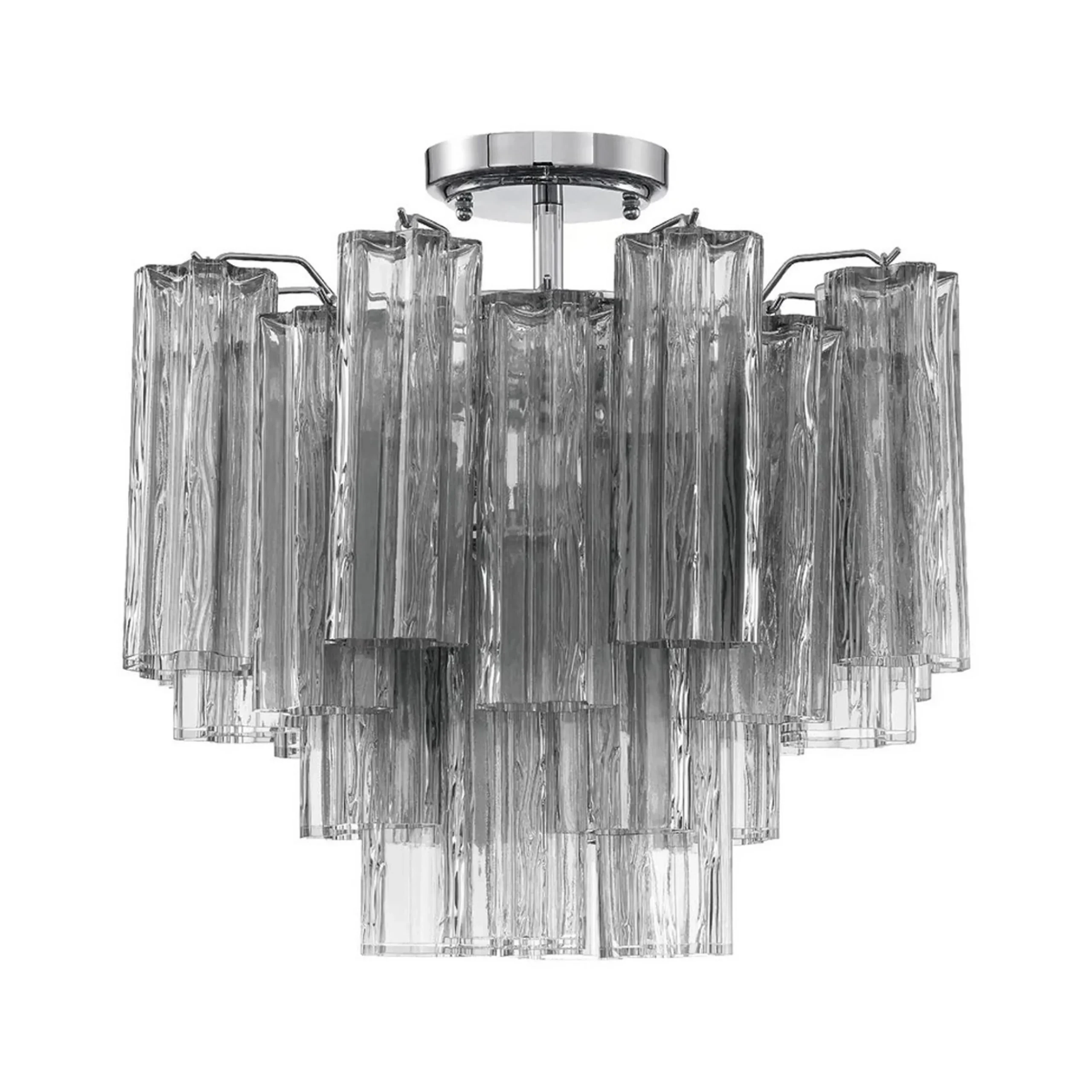 Imondo Semi-Flush Ceiling Light - Smoke
