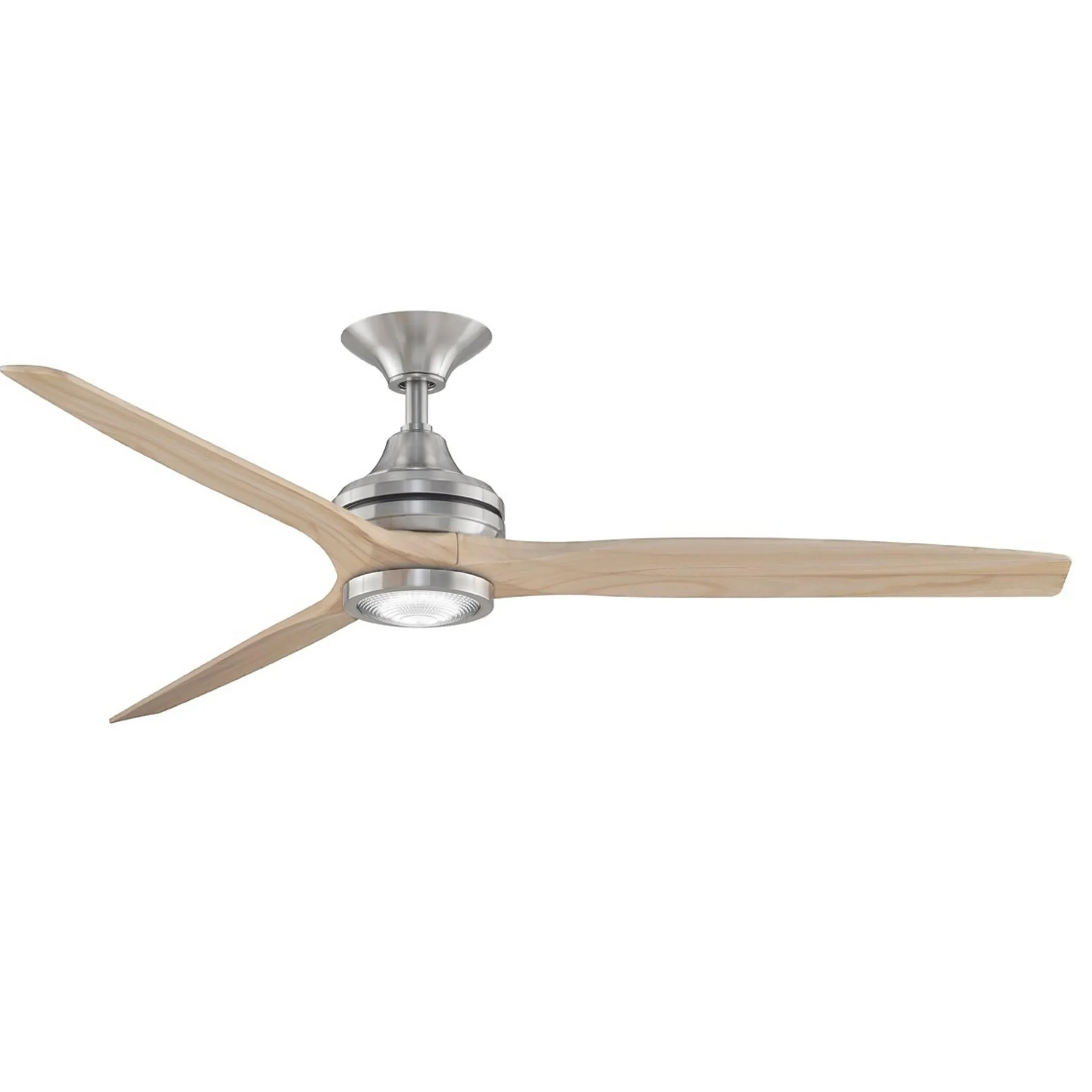 48" Indoor / Outdoor Metal and Wood LED Ceiling Fan